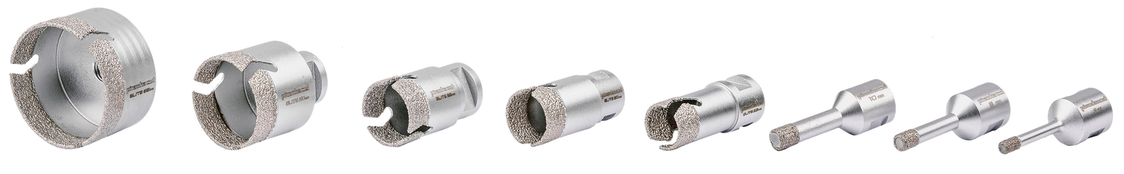 PiranhaCut PCDDE-SET7 Zestaw otwornic tarcz gres