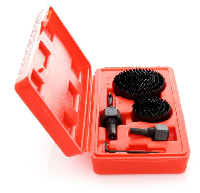 Kraft&Dele KD10278 Otwornice koronkowe do drewna w walizce 19-64 mm