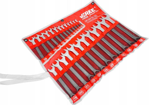 Verke V35336 Klucze płasko-oczkowe 25 el. 6-32mm
