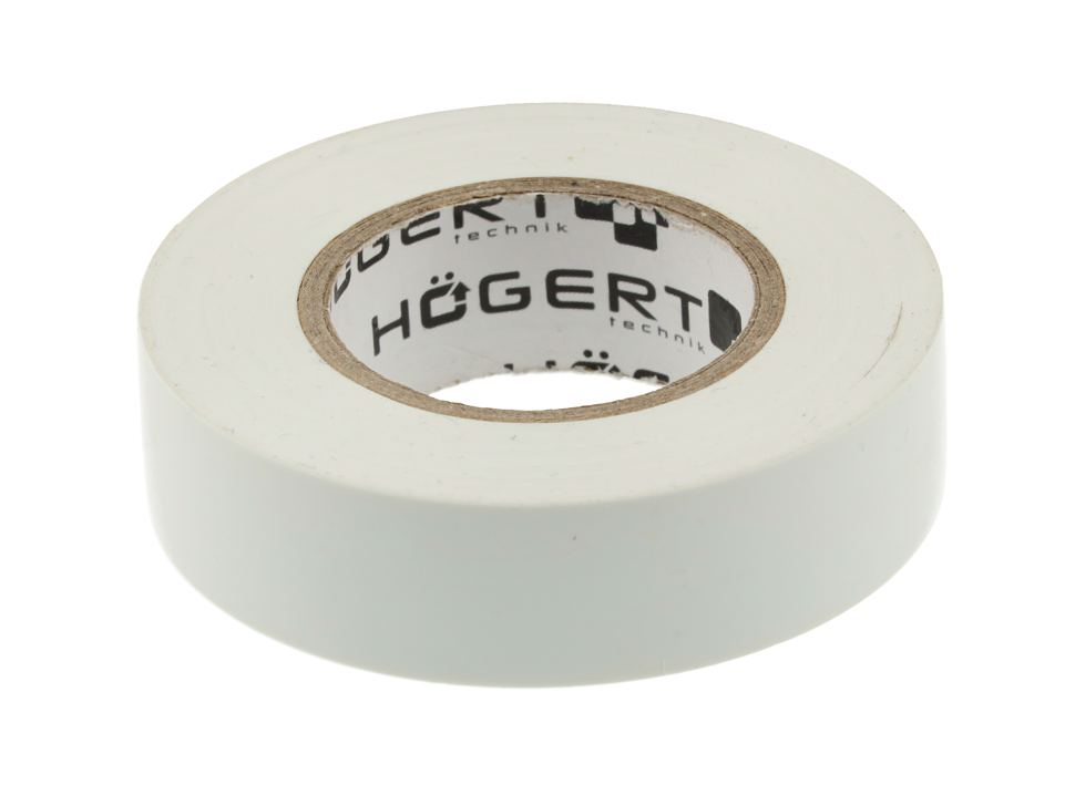 Hogert HT1P285 Taśma izolacyjna PVC biała
