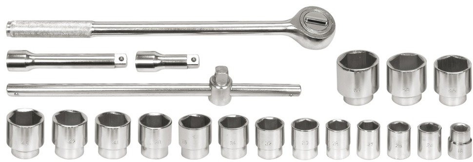 VOREL 58150 KLUCZE NASADOWE 22-50MM 3/4CALA 20CZ.