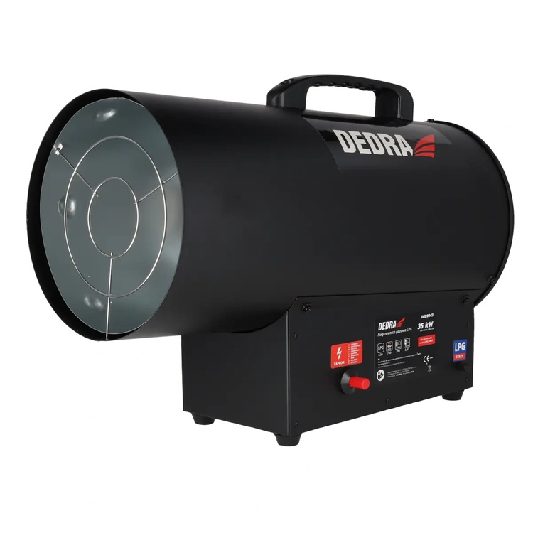 DEDRA DED9943 NAGRZEWNICA GAZOWA 35kW 750 m³/h LPG G30 2,41 kg/h