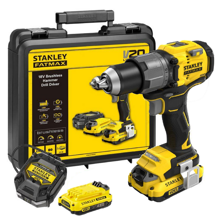 Stanley SFMCD726D2K Wiertarko-wkrętarka Fatmax 80N