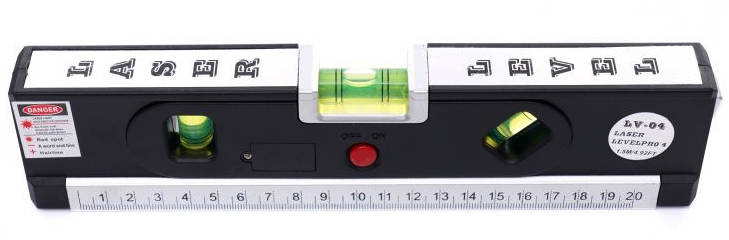 KraftDele KD10438 Poziomica laserowa z miarą 150cm