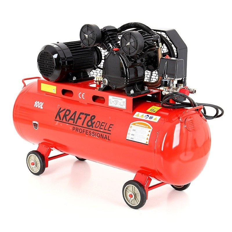 Kraft Dele KD404 Kompresor Olejowy 100L 8 bar 400V