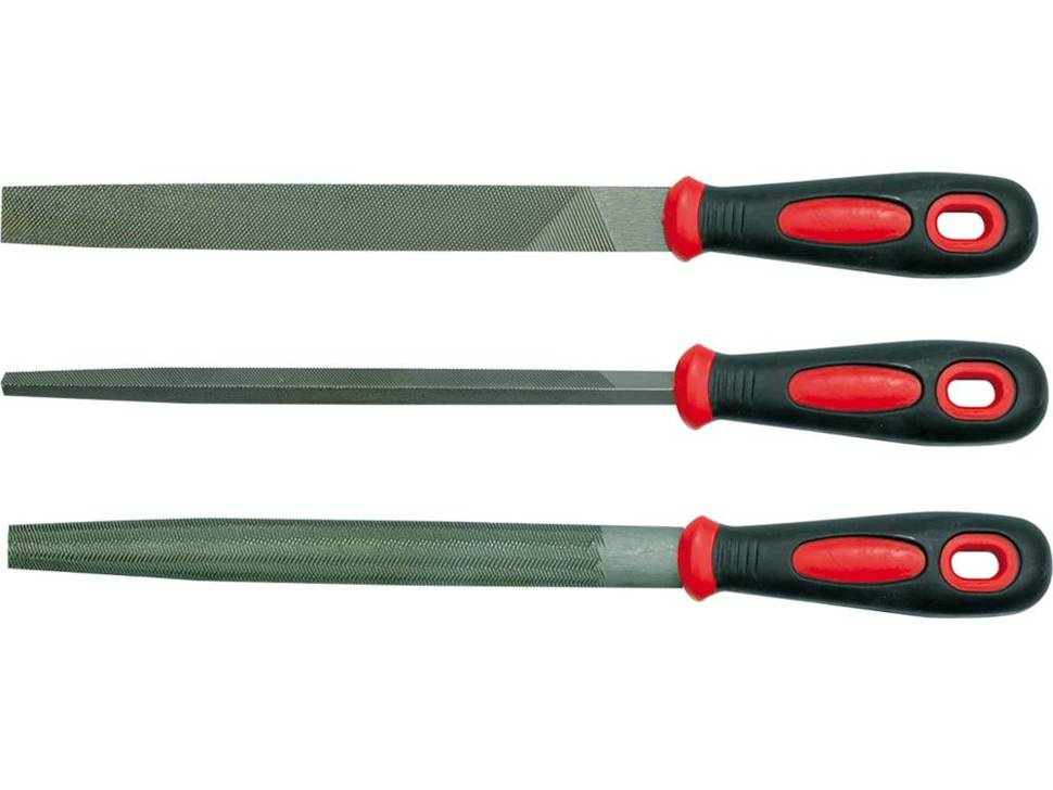 Vorel 25165 Pilniki do metalu 200mm, kpl 3 szt