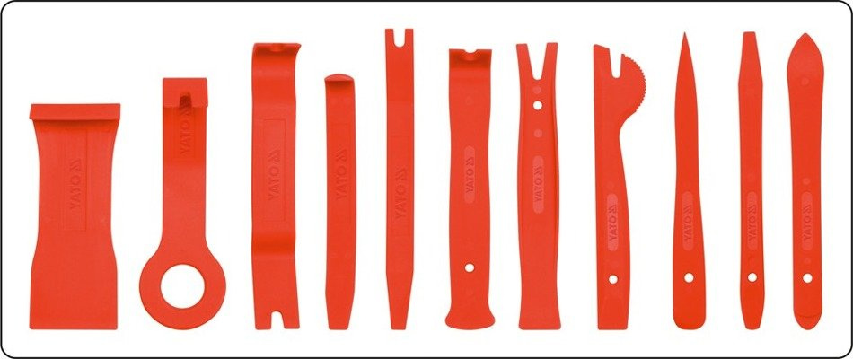 YATO YT-0844 ZESTAW ŚCIĄGACZY DO TAPICERKI KPL 11