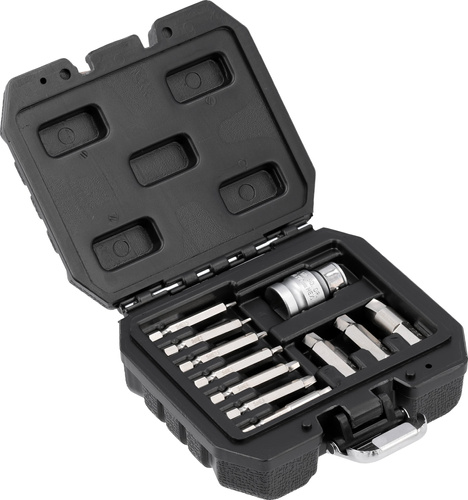 Yato YT-04583 Zestaw bitów do wykręcania odkręcania obrobionych śrub 11 el