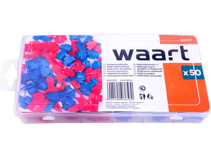 Waart W31A026 Zestaw konektorów, pudełko 50szt.