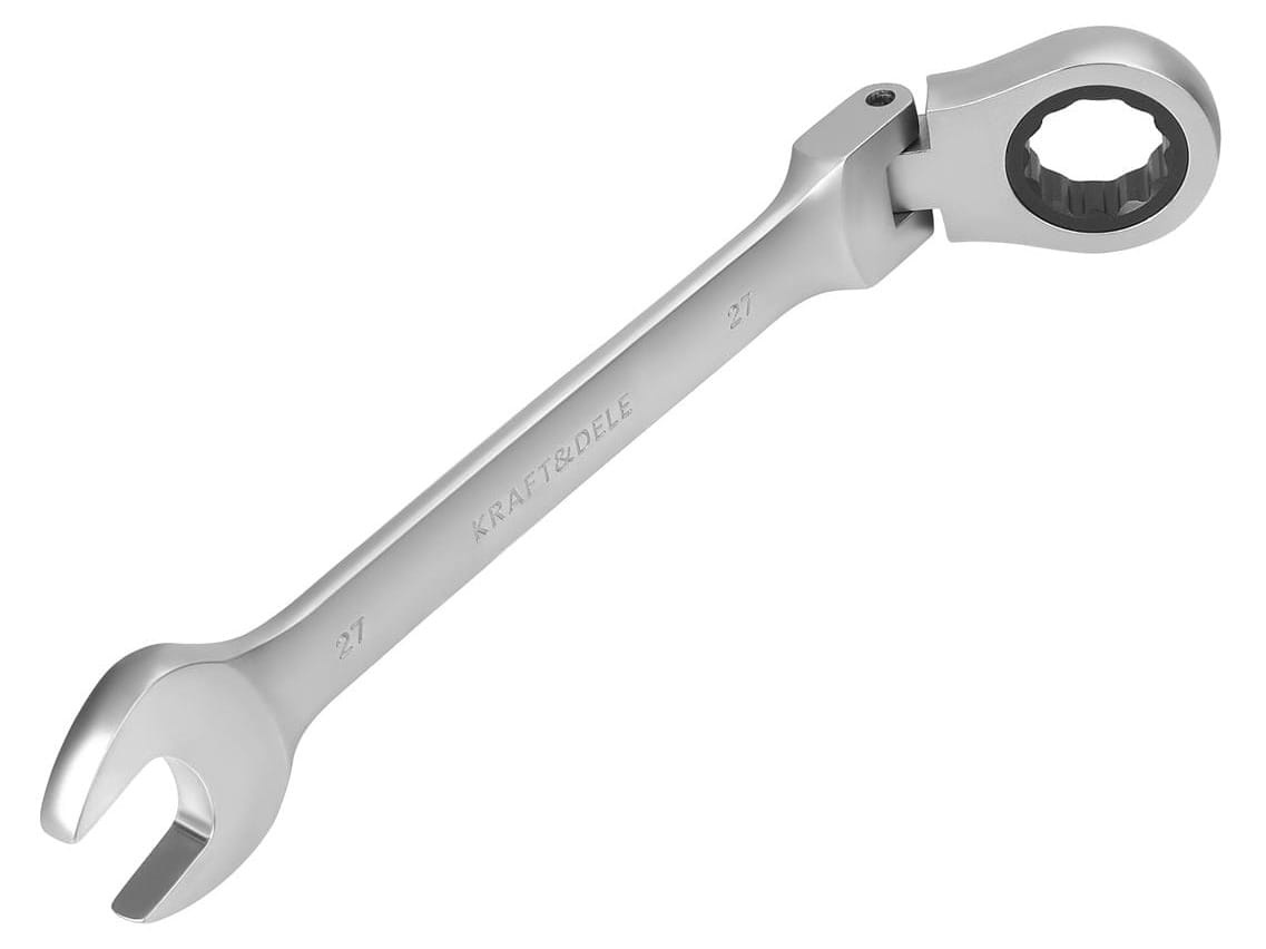 KRAFT&DELE KD11305 KLUCZE PŁASKO-OCZKOWE Z GRZECHOTKĄ ŁAMANE 13szt 8-32mm