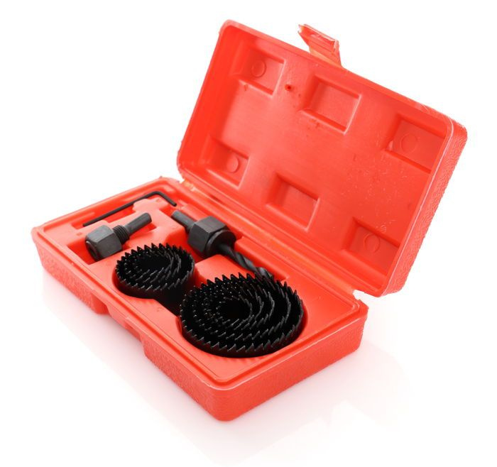 Kraft&Dele KD10278 Otwornice koronkowe do drewna w walizce 19-64 mm