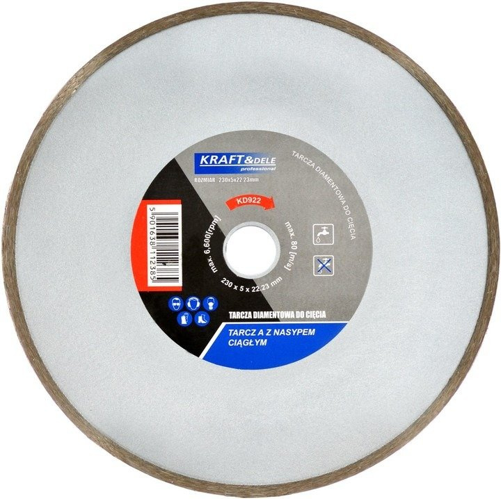 Kraft Dele KD922 Tarcza diamentowa 230x5x22,23 mm