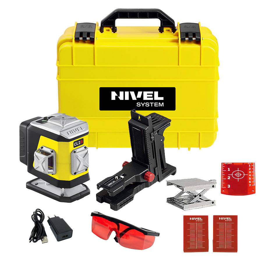 Nivel System CL2R Laser krzyżowy czerwony + statyw