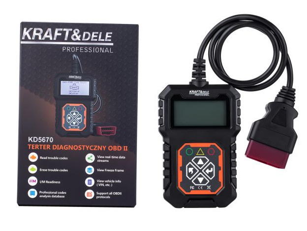 Kraft&Dele KD5670 Skaner diagnostyczny OBD II
