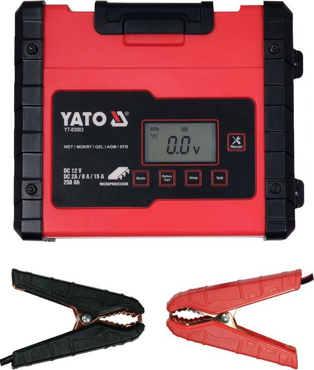 Yato YT-83003 Prostownik elektroniczn LCD 12V/15A