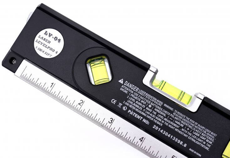 KraftDele KD10438 Poziomica laserowa z miarą 150cm