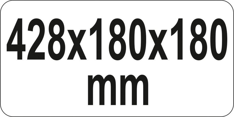 YATO YT-0883 SKRZYNKA NARZĘDZIOW MET 428X180X180MM