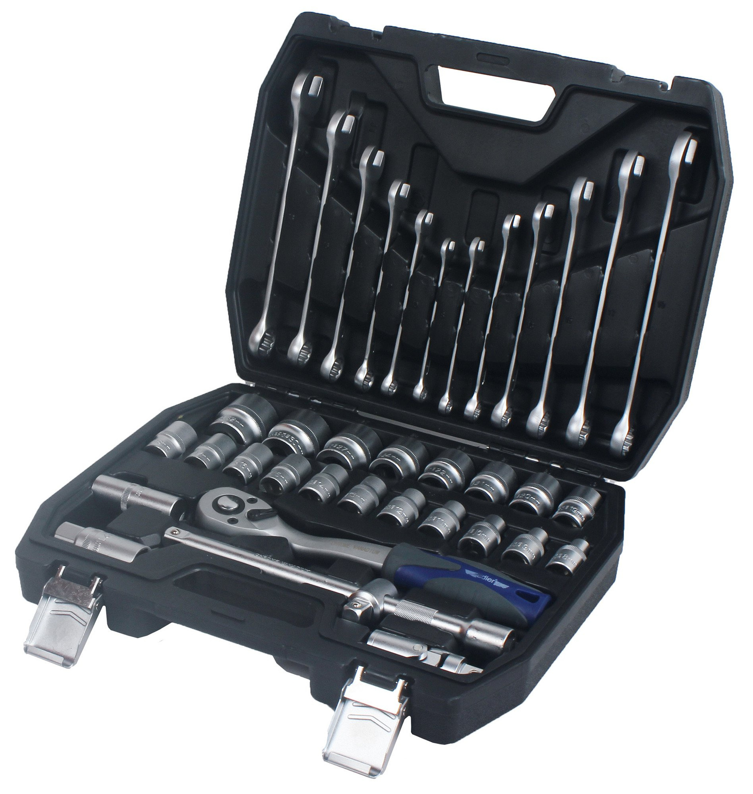 Adler 3553.7 Zestaw narzędziowy kluczy Kpl 37 el.