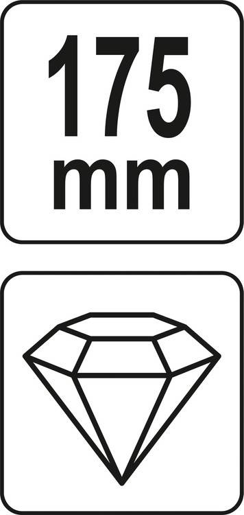 Yato YT-37390 Nóż do cięcia szkła z końc. diament.