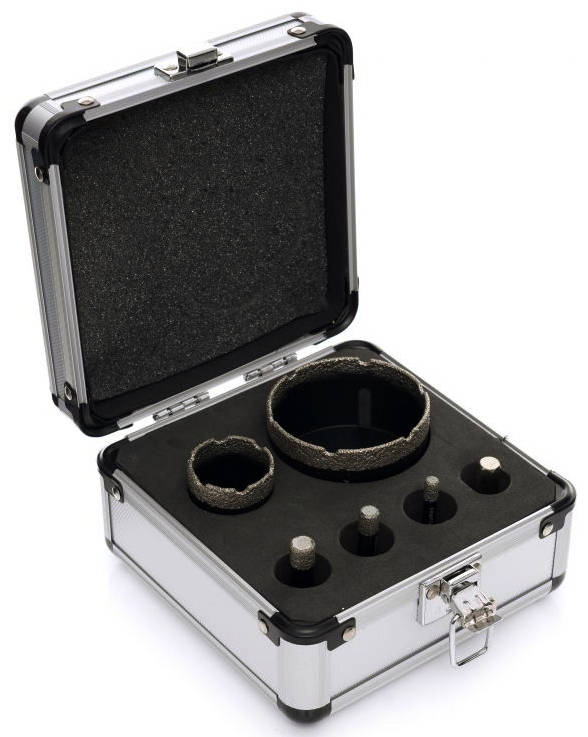 KraftDele KD11226 Otwornice diamentowe w walizce