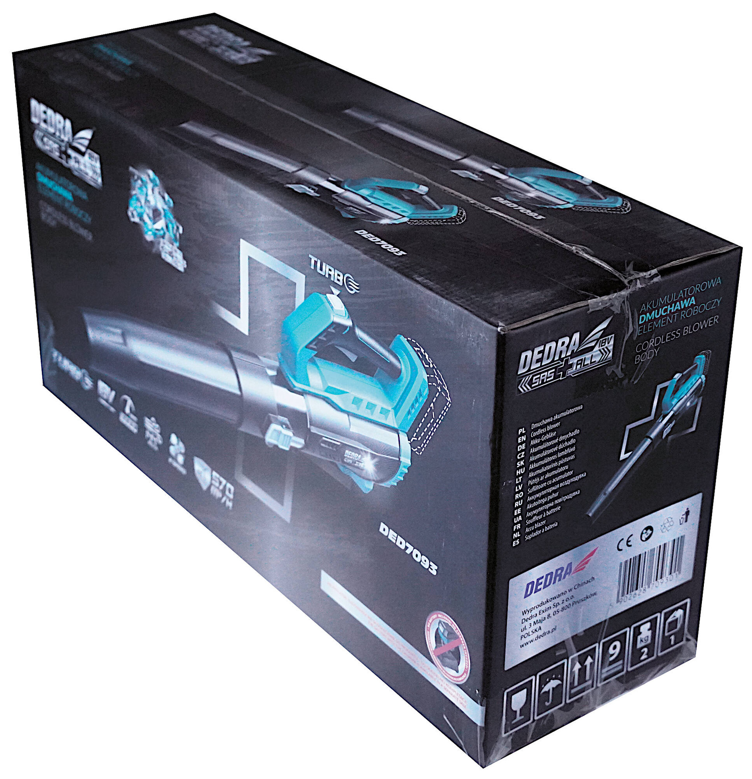 Dedra DED7093 Dmuchawa do liści akumulatorowa SAS+