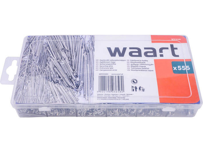 Waart W31A141 Zawleczki zabezpieczające 555 szt.