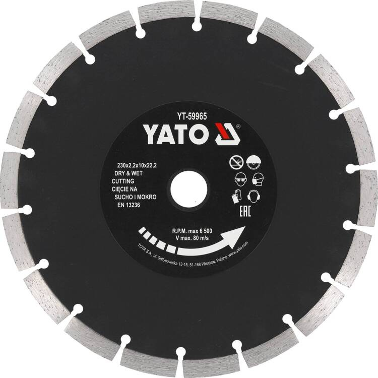 Yato YT-59965 Tarcza diamentowa segmentowa 230mm