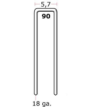 Ottensten ZSZYWKI STOLARSKIE TYP90 28mm 5000 szt.