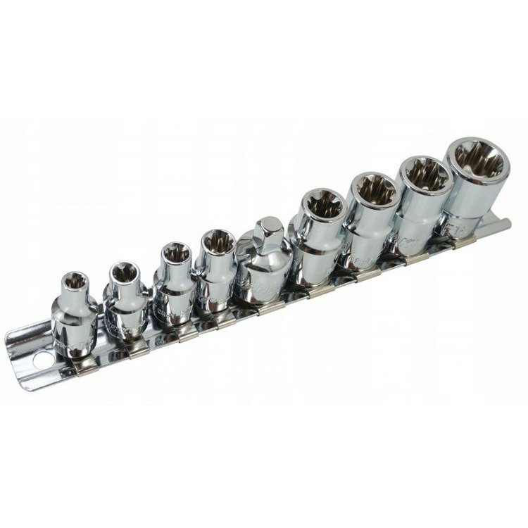 Verke Premium V39110 Nasadki TORX 1/2''-3/8'' 9 el