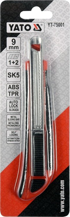YATO YT-75001 NOŻYK Z OSTRZEM ŁAMANYM 9MM