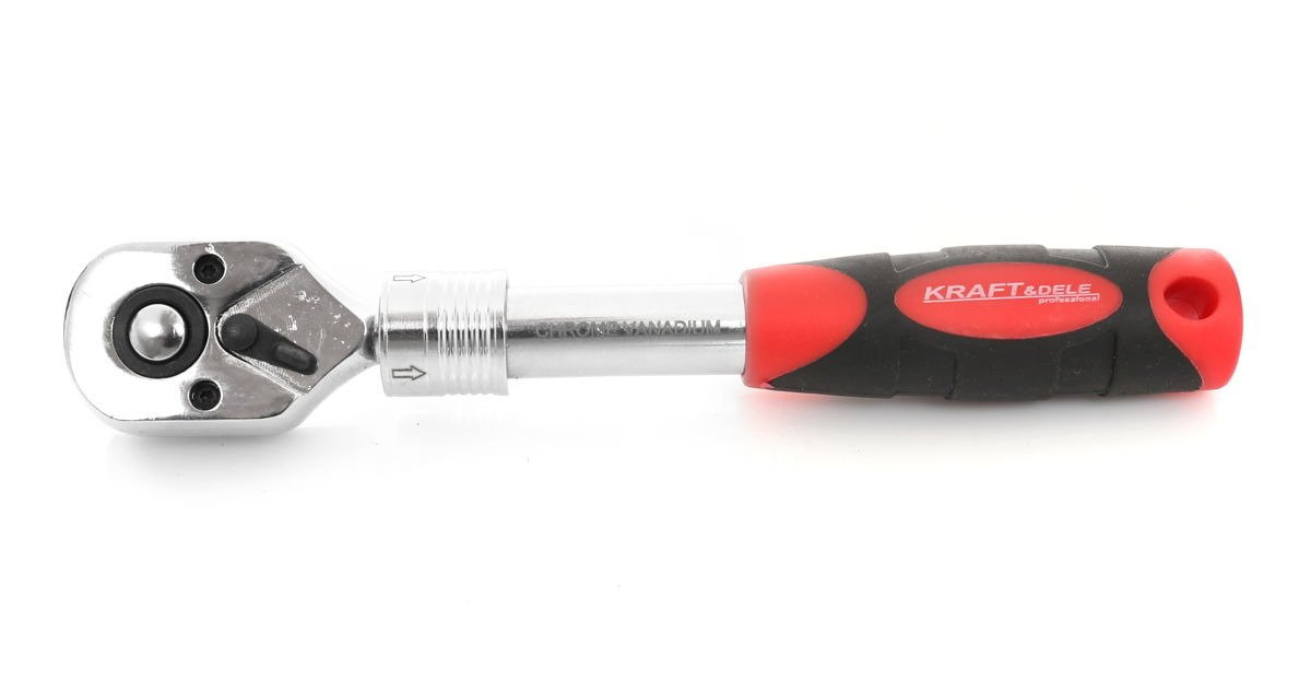 Kraft Dele KD10327 Grzechotka teleskopowa 1/4cala