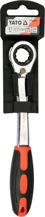 Yato YT-02379 Klucz oczkowy odgięty grzechotk 17mm