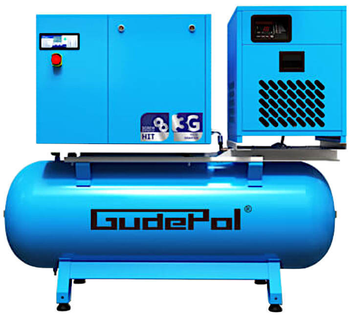 Gudepol Kompresor śrubowy HIT-3G 10/10/270-VT