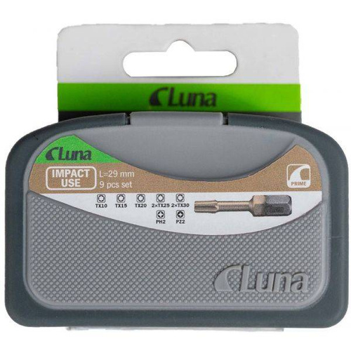 Luna 291140200 Zestaw grotów Luna PRIME TX,PH,PZ 9