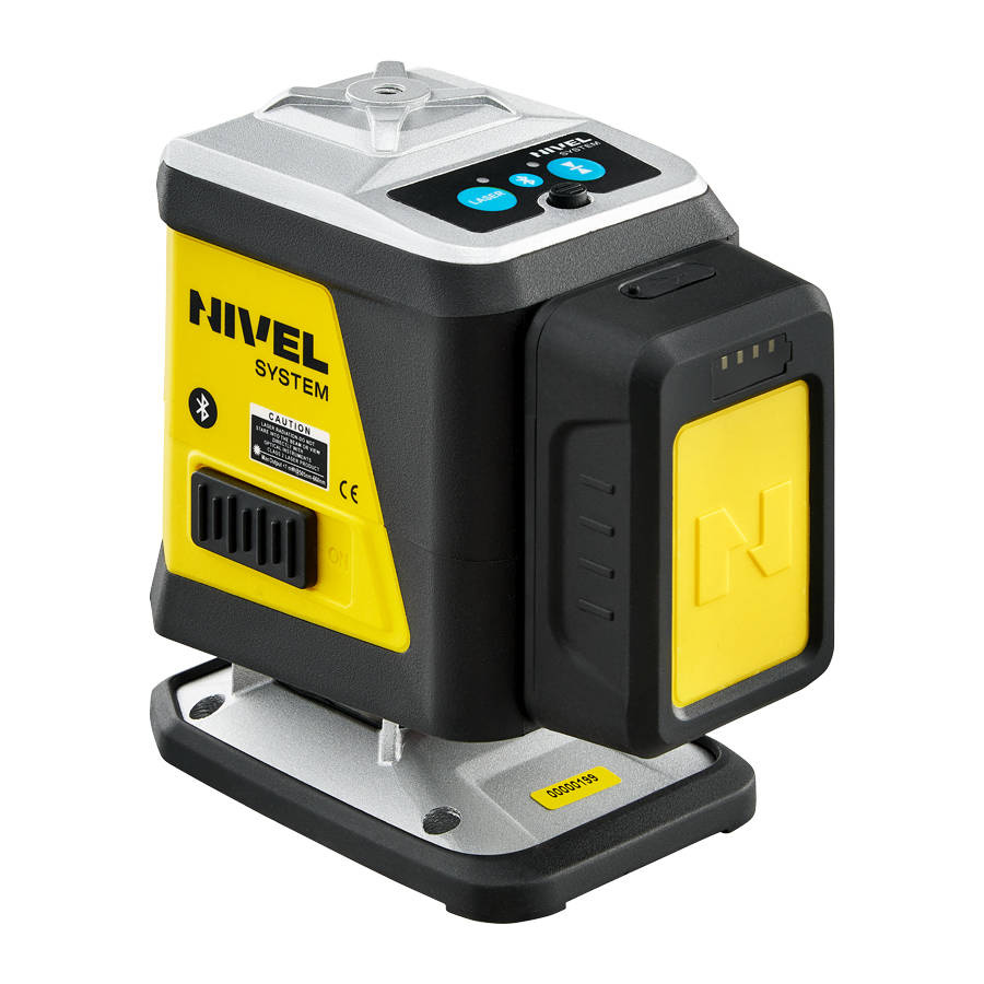 Nivel System CL3B Laser krzyżowy niebieski+ tyczka