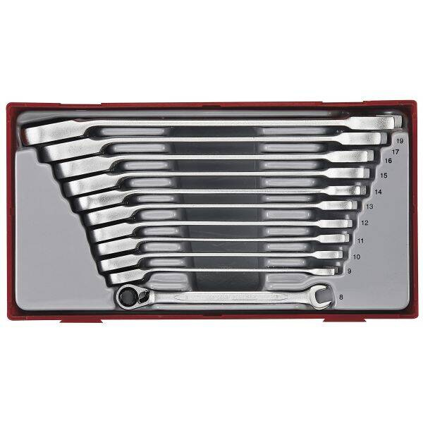 TengTools 186740106 Klucze płasko-oczko grze 11szt