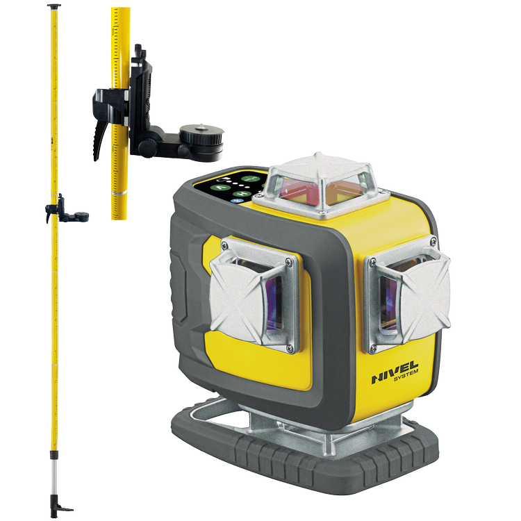 Nivel System CL4D-G Laser krzyżowy zielony zestaw
