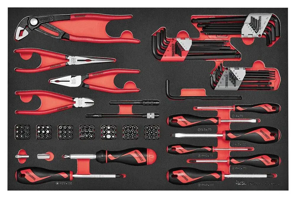 Teng Tools 167840206 Szafka narzędziowa z wyposażeniem na kółkach 217 el.