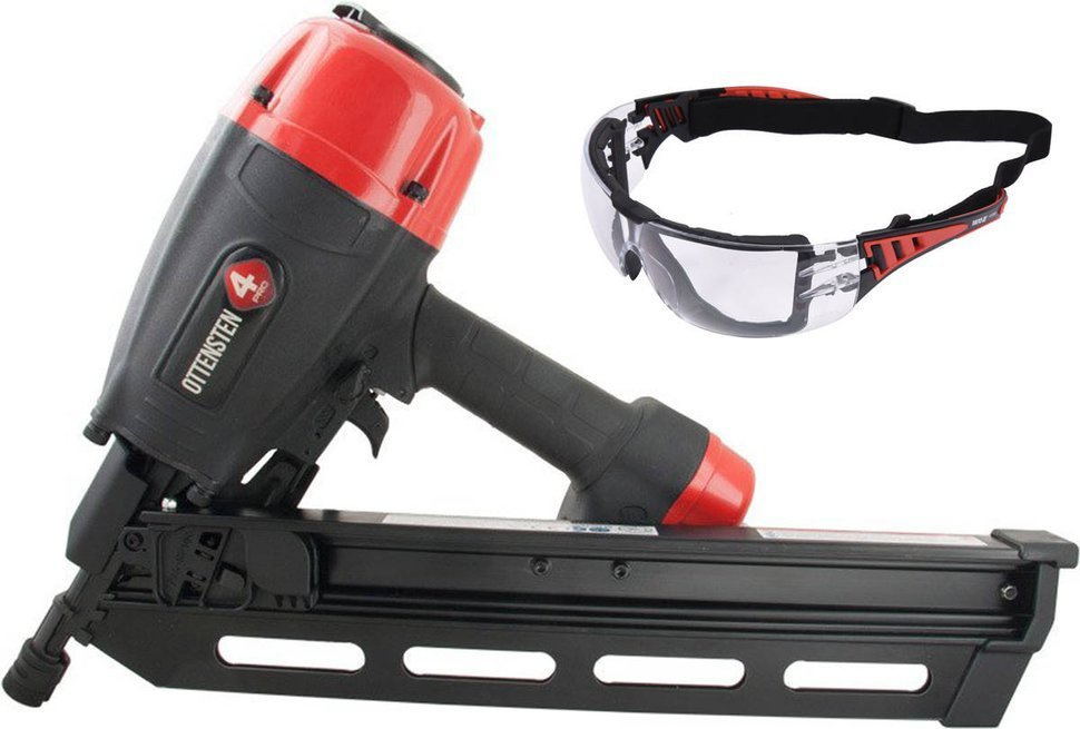Ottensten 4PROFN34100 Gwoździarka Taśmowa +Okulary