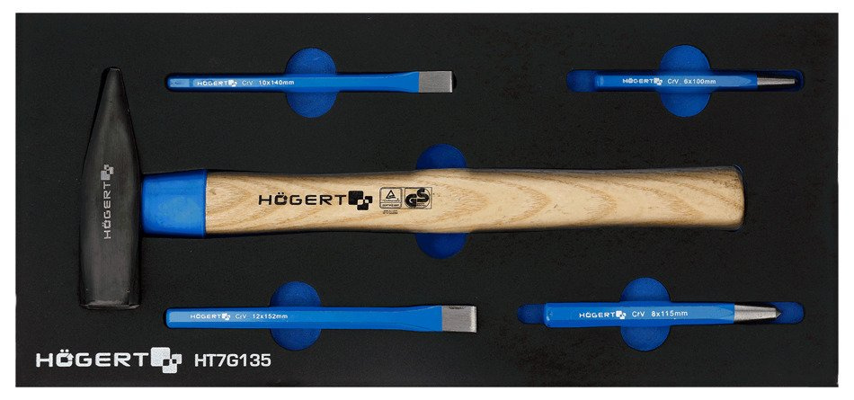 HOGERT Wkład HT7G135 Zest. przecinaki młotek 5ele