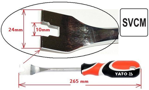 YATO YT-1373 ŚCIĄGACZ DO SPINEK TAPICERKI - TYP U