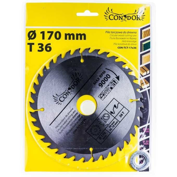 Condor CON-TCT-1703 Tarcza do drewna 170mm 36T