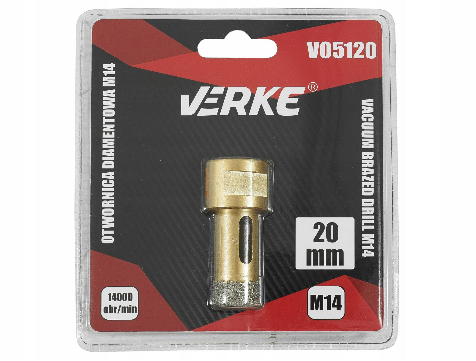 Verke V05120 Wiertło diamentowe otwornica 20mm