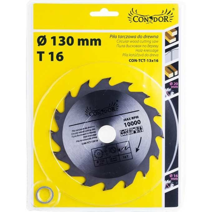 Condor CON-TCT-1301 Tarcza do drewna 130mm 16T