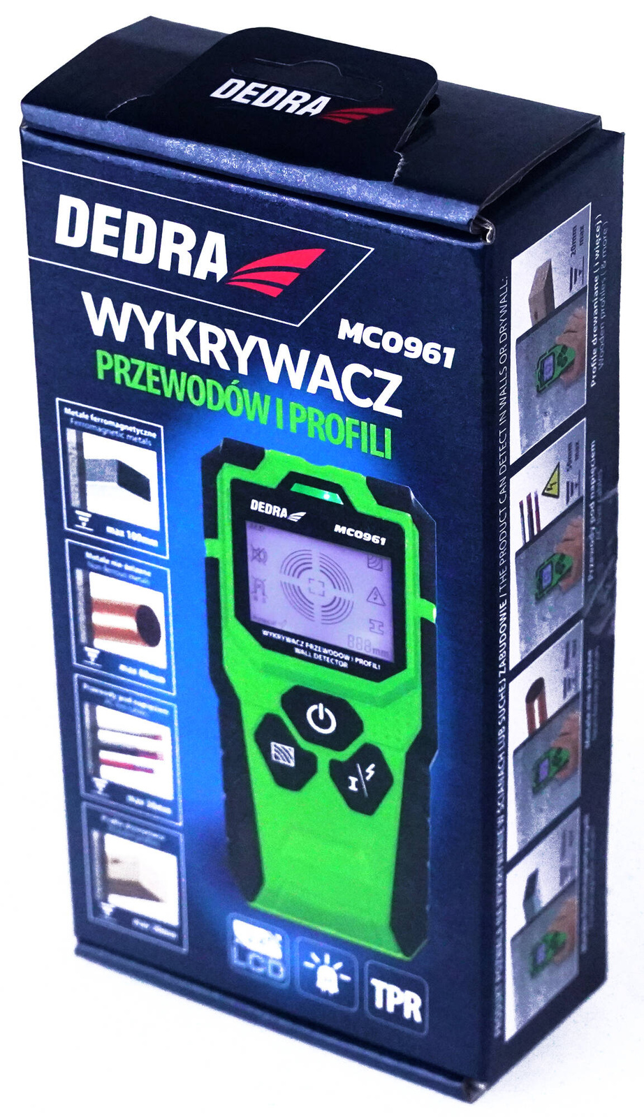 Dedra MC0961 Wykrywacz przewodów i profili