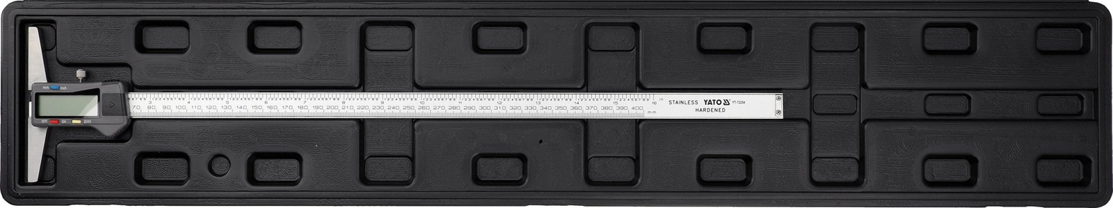 Yato YT-72254 Głębokościomierz elektroniczny cyfrowy kasetka LCD 0-400 mm