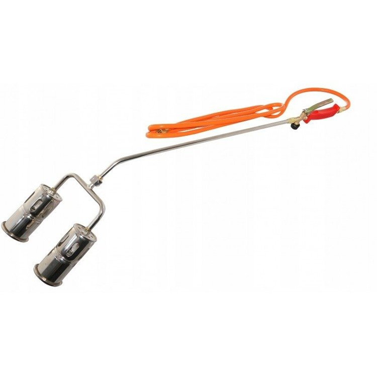 Deget V07454 Palnik gaz długi do opalania 2 dysze