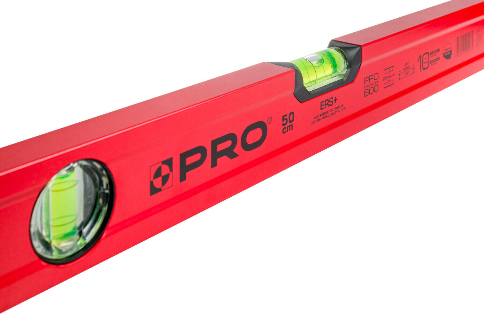 PRO PRO-A1050 Poziomica Malowana Czerwona 50 cm