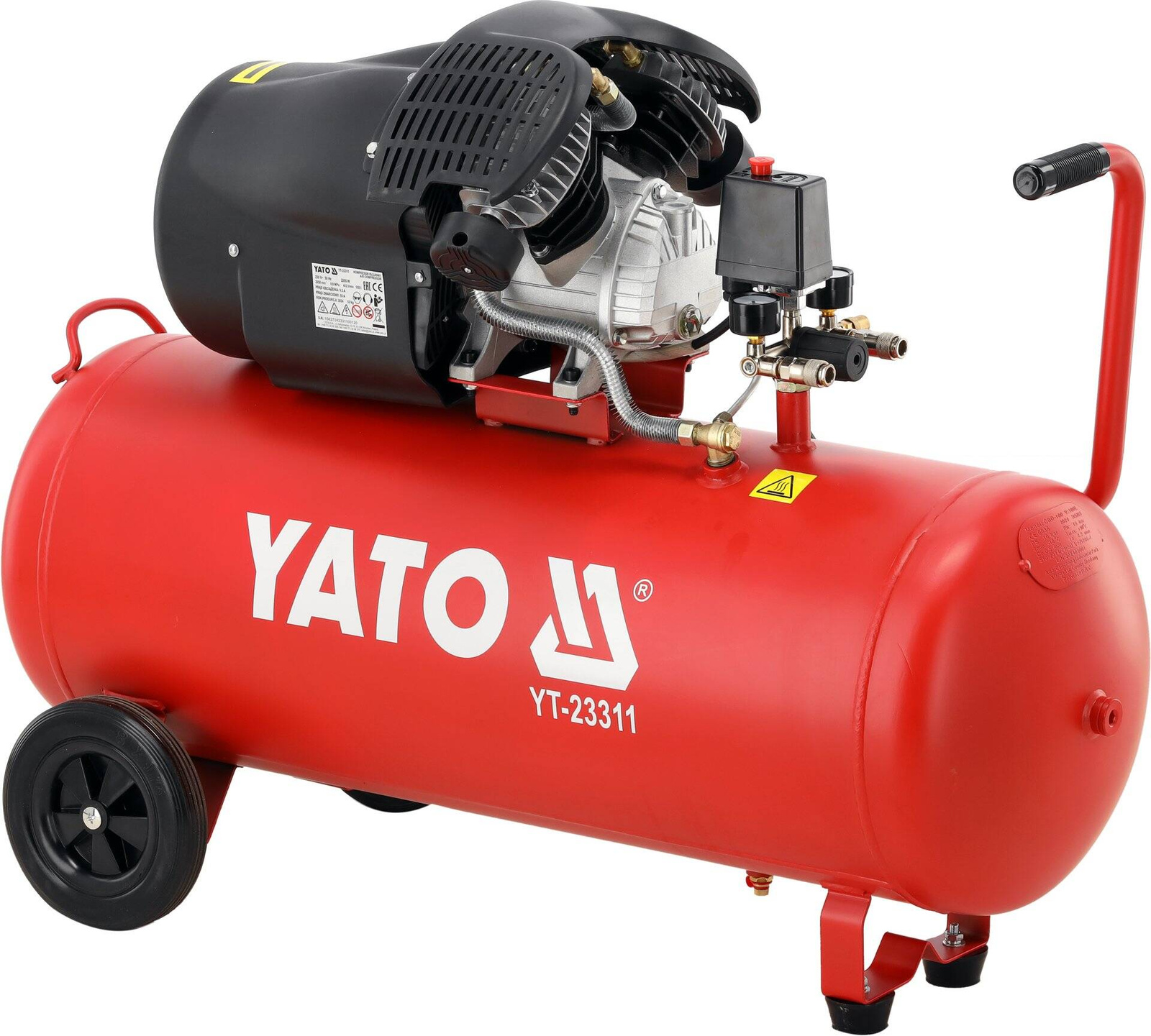 Yato YT-23311 Kompresor olejowy dwucylidrowy 100 l