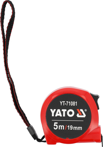 Yato YT-71081 Miara zwijana taśma miernicza metalowa miarka z blokadą 5 m